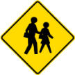 CFhildren crossing road signage